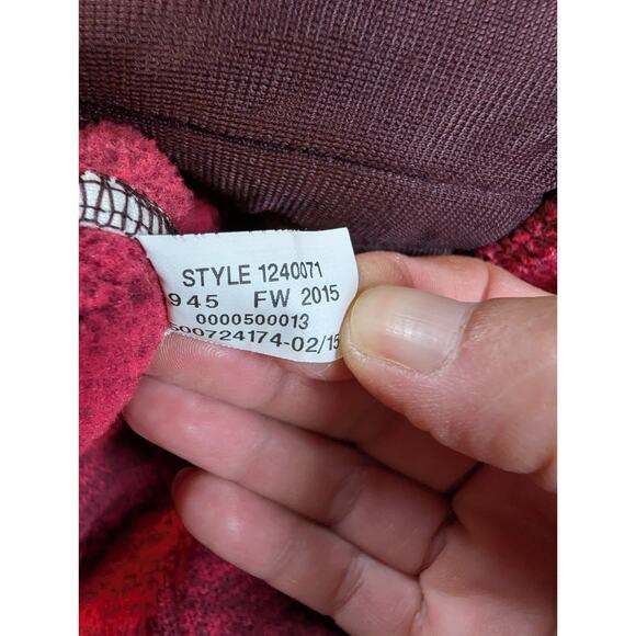 Under Armour Womens size SP Full Zip Hooded Thick Magenta Fleece Storm 1 - Picture 6 of 6